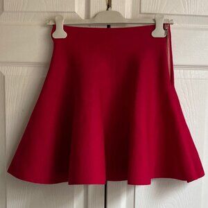 Wool skater skirt